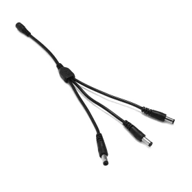 1 to 3-way DC power splitter cable