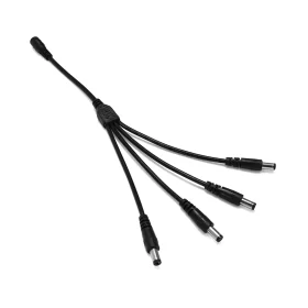 DC female to 4 male power splitter cable
