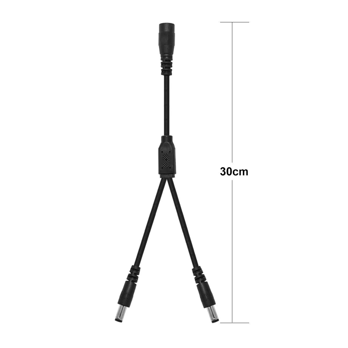What is a DC 1 female to 2 male power splitter cable