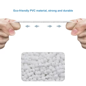 white dc power cable eco-friendly PVC material
