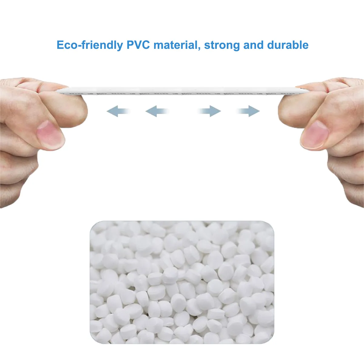 white dc power cable eco-friendly PVC material