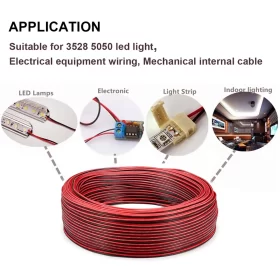 Applications of redblack 28 Gauge electronic wire