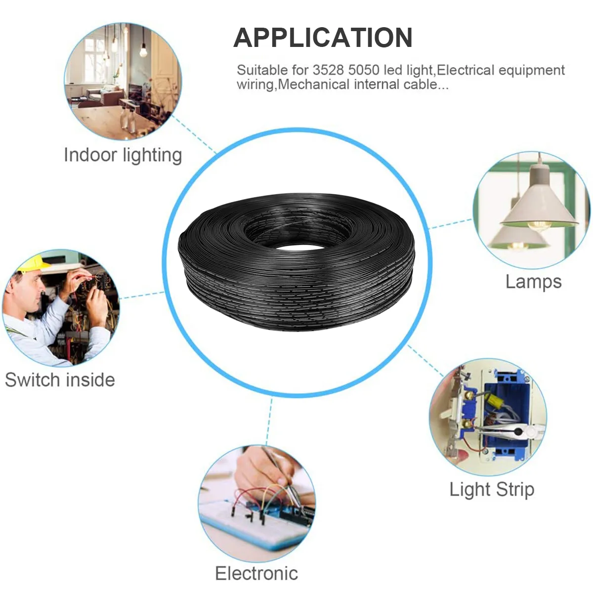 What is 22 gauge wire used for