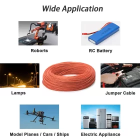 What is a 12 gauge silicone wire used for