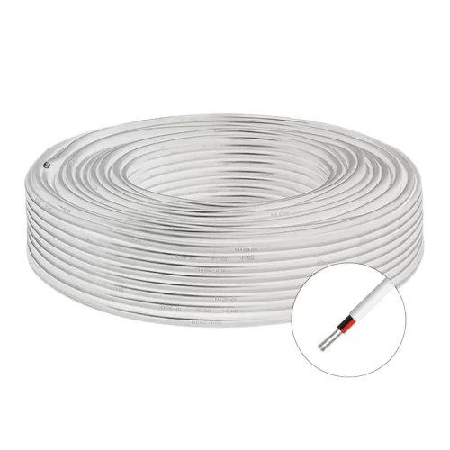 White 18 gage wire 200m Electrical Cable