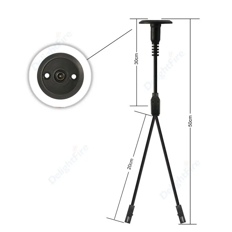 Custom DC Power Splitter DuPont Cable