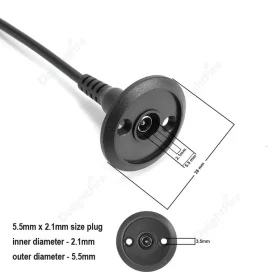 Female DC Connector 5.5mm 2.1mm