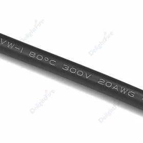 Black 12V 5A 5.5mm 2.1mm DC Female Pigtail Power Cable Printing