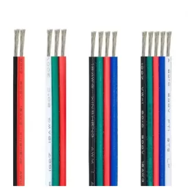 2-5 Pin 12/20/22 AWG Flexible Electric Cable Wire for 3580 5050 LED lights