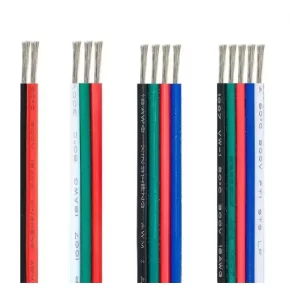 2-5 Pin 12/20/22 AWG Flexible Electric Cable Wire for 3580 5050 LED lights